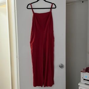 Old navy lg red romper